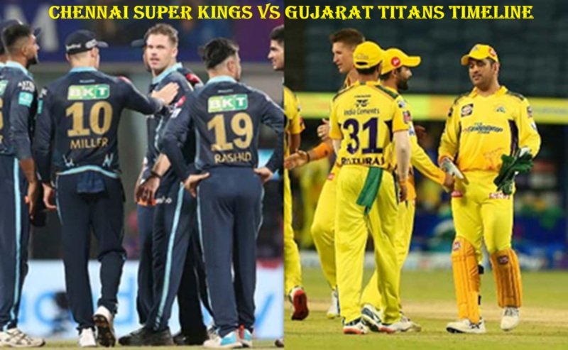 Chennai Super Kings vs Gujarat Titans Timeline