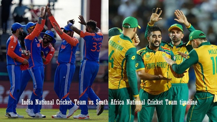 India National Cricket Team vs South Africa National Cricket Team Timeline