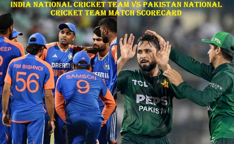 India National Cricket Team vs Pakistan National Cricket Team Match Scorecard