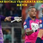 rajasthan royals vs kolkata knight riders match